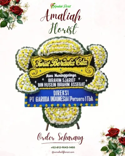 Papan Bunga Duka di Cigugur Tengah