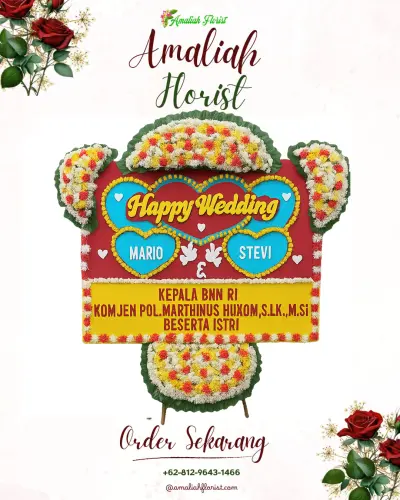 Karangan Papan Bunga Pernikahan di Cigugur Tengah